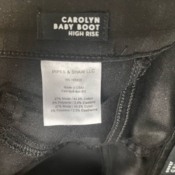 Veronica Beard Carolyn Baby Boot Metallic Jeans - Picture 7 of 8